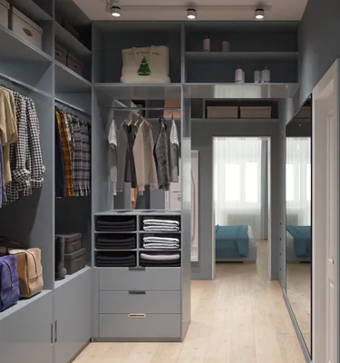 Дизайн гардеробной: 7 идей оформления гардеробной комнаты в 2018 | Legko.com