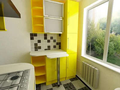 Кухня 2 на 3 метра — дизайн фото интерьера - Портал о строительстве,  ремонте и дизайне