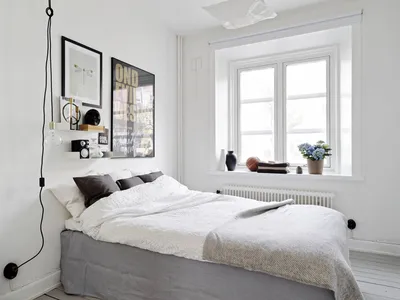 Дизайн маленькой спальни обои фото » Картинки и фотографии дизайна квартир,  домов, коттеджей