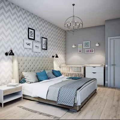 Дизайн интерьера маленькой спальни - 76 фото