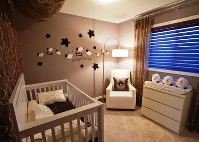 Интерьер для детской комнаты с кроваткой | Дизайн интерьера | Дзен