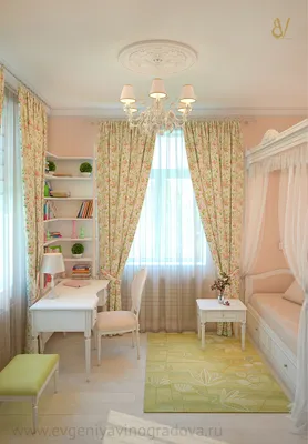 Интерьер детской комнаты в классическом стиле в поселке Европа города  Екатеринбурга