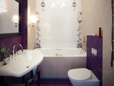 Дизайн совмещенного санузла ванной и туалета