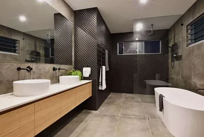 Дизайн ванной комнаты 2021 в фото: современный интерьер ванной. Блог  АкваТерм.
