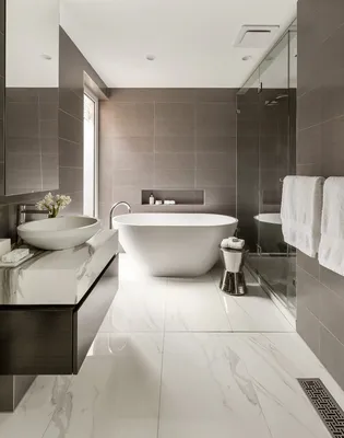 Дизайн современной ванной комнаты 2017 – 37 фото и идеи интерьера ванной |  The Architect