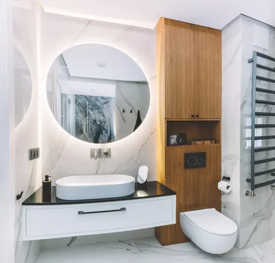 Дизайн ванной комнаты с туалетом в 2021 году