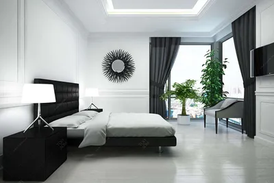 2023 СПАЛЬНИ фото дизайн маленькой спальни в прохладных тонах, Москва,  Виктория Киорсак