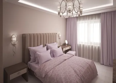 Дизайн спальни с белой мебелью
