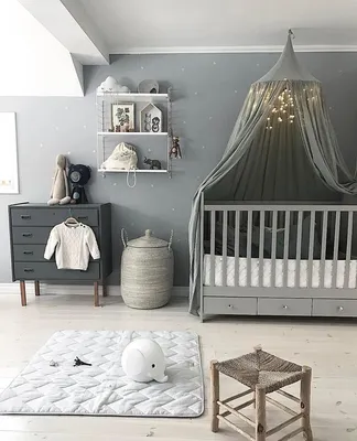 Дизайн детской комнаты для новорожденного: требования к материалам и  помещению, как правильно оформить интерьер спальни, фото с примерами, как  выбрать кроватку?