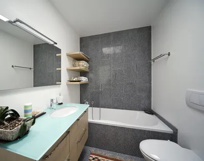 Дизайн обычной ванны в квартире - Ремонт квартир фото