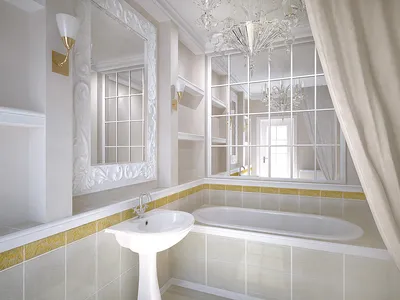 Дизайн маленькой ванной комнаты • Студия интерьерного дизайна Dom Interior
