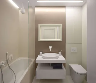 Дизайн маленькой ванной комнаты совмещенной с туалетом 3 кв.м: фото, идеи |  DomoKed.ru