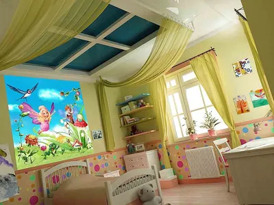 Дизайн детской комнаты для девочки | ionosfera