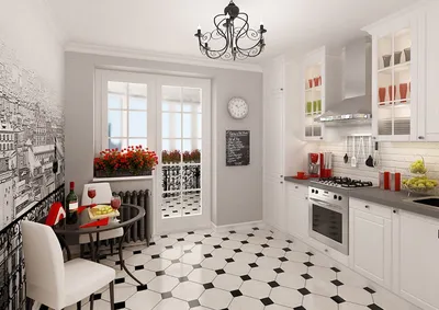 Кухня в стиле парижского кафе | Roomtodo
