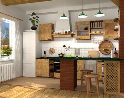 Как оформить кухню в стиле шале? (31 фото) – особенности дизайна и примеры  в интерьере