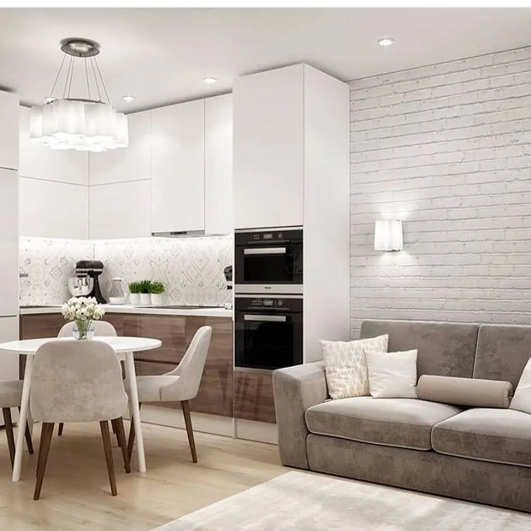 Дизайн кухни-гостиной 21 кв.м: лучшие идеи зонирования, выбор стиля интерьера с фото-примерами