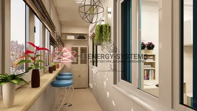 Дизайн студия: квартира с балконом • Energy-Systems