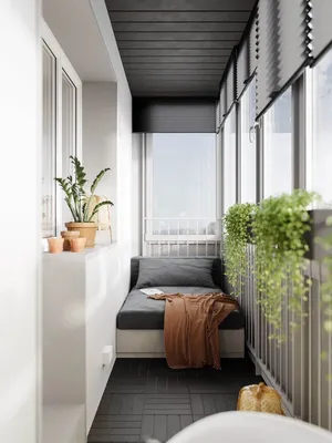 Балконы в стиле минимализм: 25 фото примеров оформления
