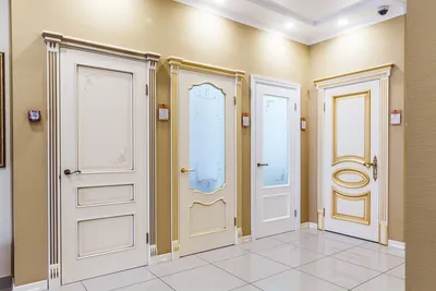 Межкомнатные двери в эмали в классическом стиле