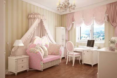 Детская комната для девочки - Дизайн комнаты для девочки подростка