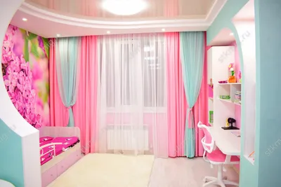 Лучший дизайн детской комнаты для девочки, фото, цена, видео.