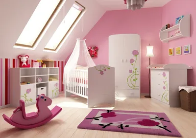 Как выбрать дизайн детской комнаты для девочки | Мезонин мебель