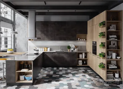 Дизайн кухни в современном стиле: 15 фото современных трендов в интерьере