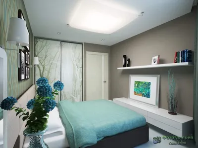 маленькая спальня 12кв.м дизайн - Google Search | Маленькая спальня,  Интерьеры спальни, Интерьер