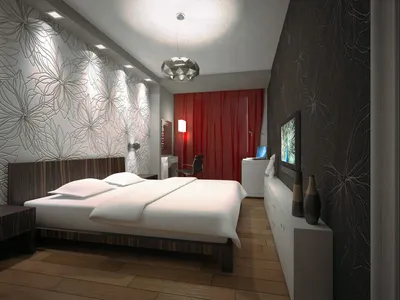 Дизайн узкой спальни (50 фото): интерьер длинной комнаты, планировка при  ремонте вытянутой гостиной, кровать вдоль стены и окна, шкаф купе в  хрущевке, расстановка мебели