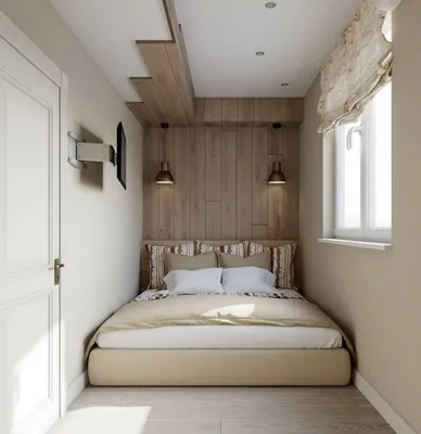 Дизайн очень маленькой спальни - 70 фото