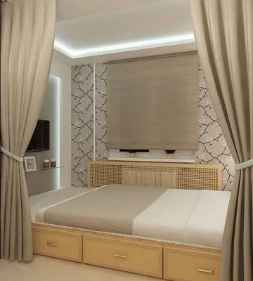 Узкая спальня – 5 решений для интерьера узкой спальни