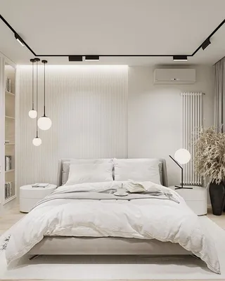 Интерьер спальни в светлых тонах: 100 фото модного дизайна