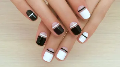 Дизайн ногтей гель-лак shellac - Роспись ногтей (видео уроки дизайна  ногтей) - YouTube