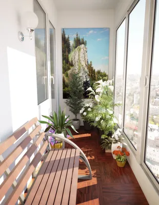 Дизайн балкона - 100 лучших фото идей оформления современного балкона