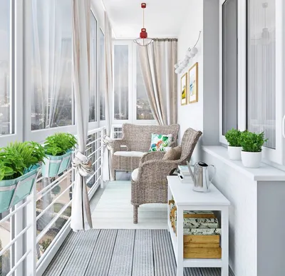 Дизайн балкона и лоджии: Топ-50 фото новинок - Дизайн Вашего Дома