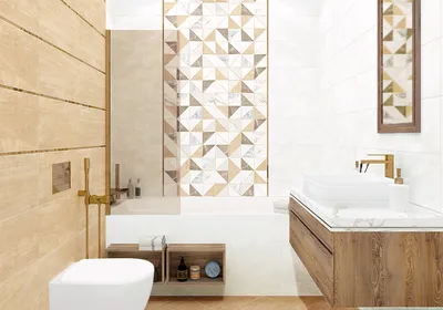 Дизайн небольшой ванной комнаты | Виды плитки | Дзен