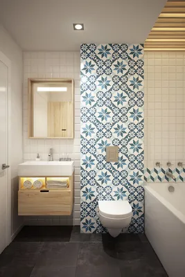 Дизайн ванной комнаты в квартире: от 4 до 8 кв. м | 22 фото