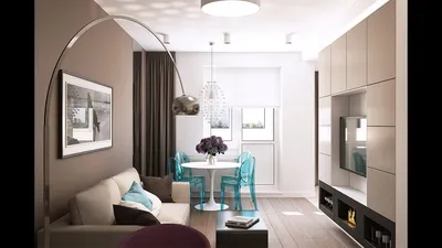 Дизайн 2-х комнатной квартиры 60 кв.метров - YouTube