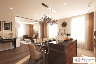 Дизайн-проект 3-х комнатной квартиры в ЖК «Айно» — фото дизайна квартир  студии «А8»