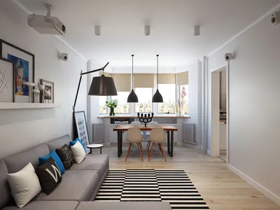 Дизайн 3-комнатной квартиры в скандинавском стиле | 15 фото