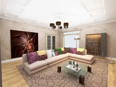 Дизайн интерьера 3 комнатной квартиры — 550 руб/кв.м. |  *****UNIKA-design***** (495) 532-47-01*****