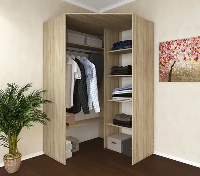 Угловой шкаф своими руками: чертеж и схема с размерами, пошаговая  инструкция, эскизы в прихожую или спальню