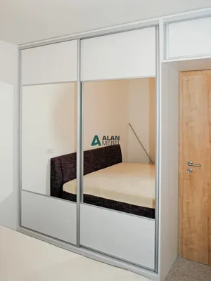 Заказать встроенный зеркальный шкаф-купе в спальню – реализованный проект 6