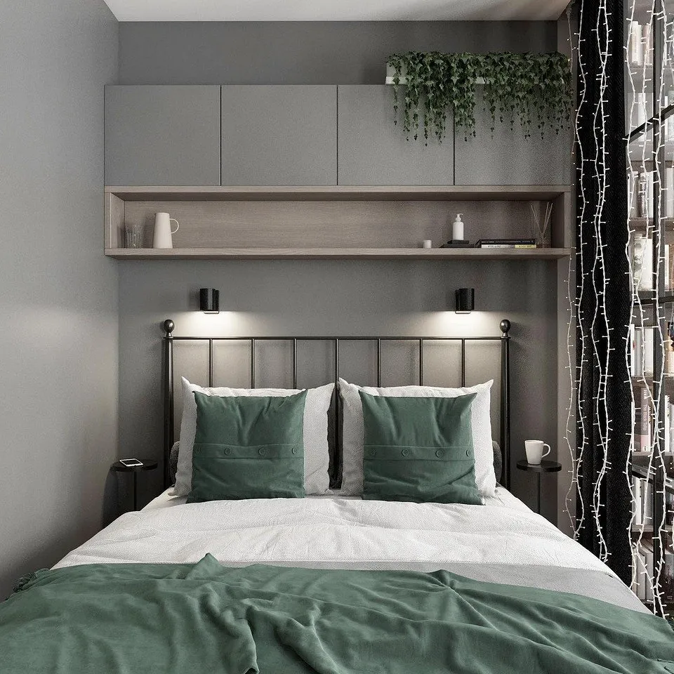 Современный дизайн спальной комнаты 13 кв м