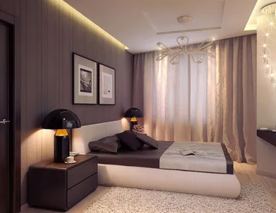 Дизайн комнаты спальни - 60 фото