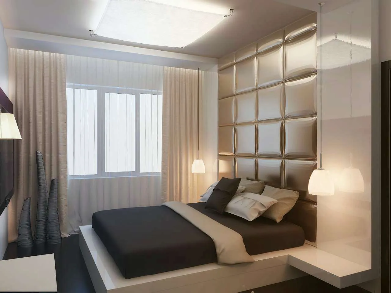 Дизайн спальной комнаты 16 кв м в современном стиле