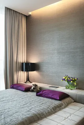 Интерьер спальни в стиле минимализм, 19 кв.м. — Идеи интерьеров