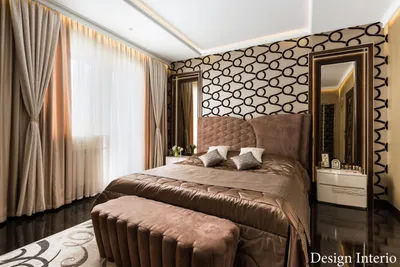 Дизайн интерьера спальни в стиле ар-деко, площадью 19 кв. м. — Roomble.com