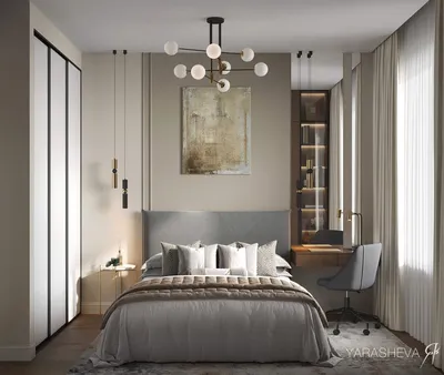 Дизайн спальни - Yarasheva Design Studio