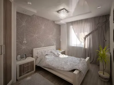 Квадратная спальня дизайн - 60 фото